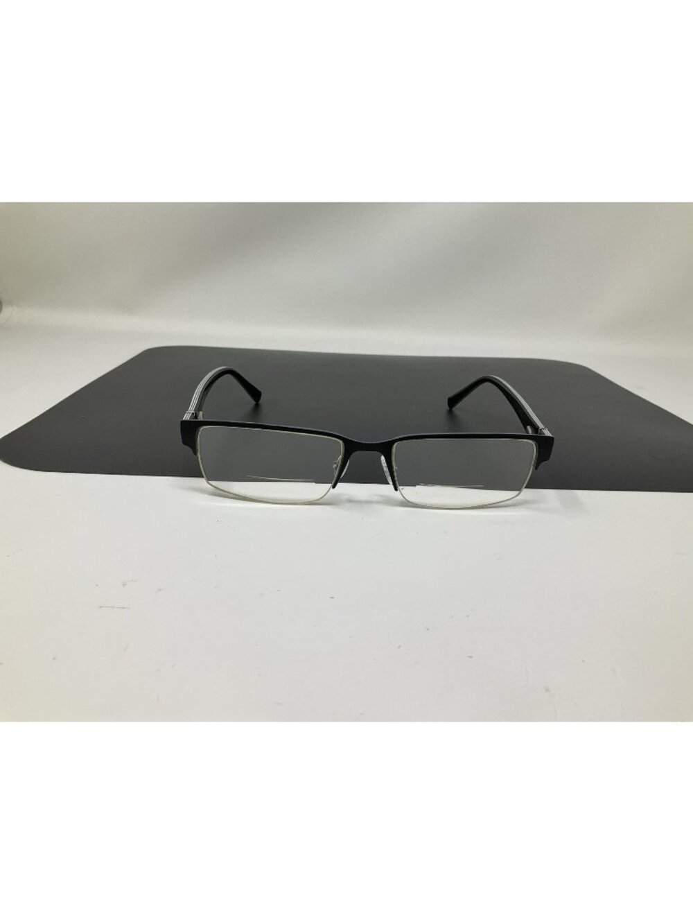 LIZ CLAIBORNE CB220 0LF1 BLACK HALF RIM EYEGLASSES 56-18-145